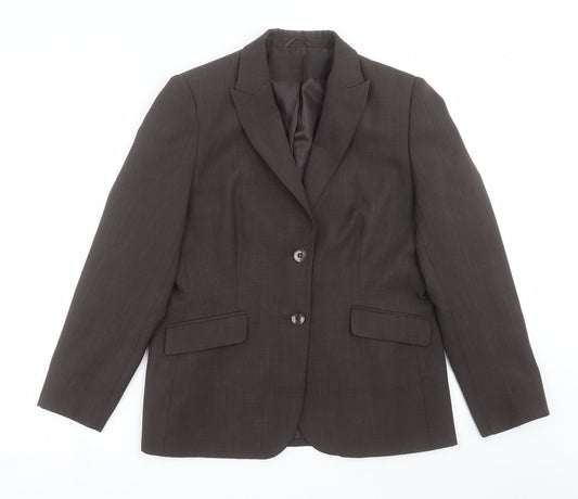 berketex Womens Brown   Jacket Suit Jacket Size 14