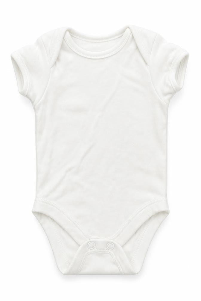 George Baby White   Romper One-Piece Size Newborn