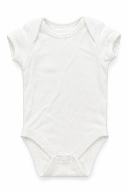 George Baby White   Romper One-Piece Size Newborn