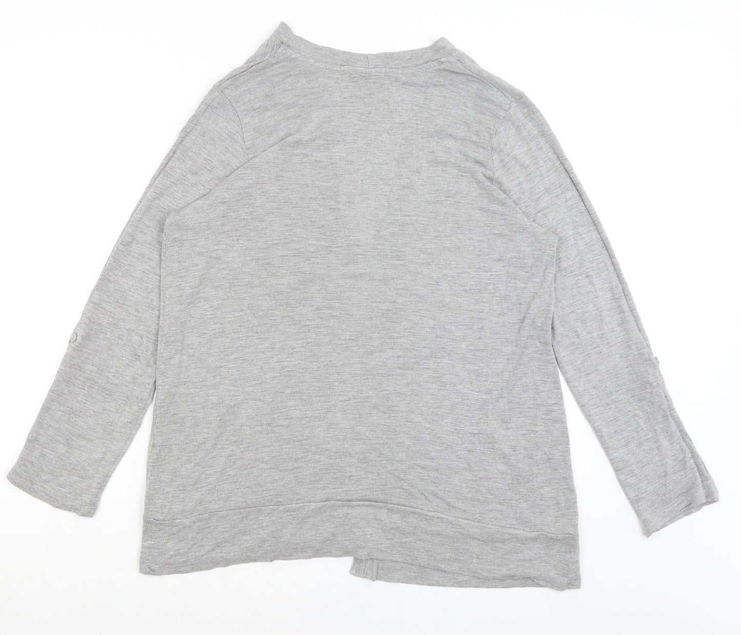 Papaya Womens Grey   Shrug Jumper Size 20