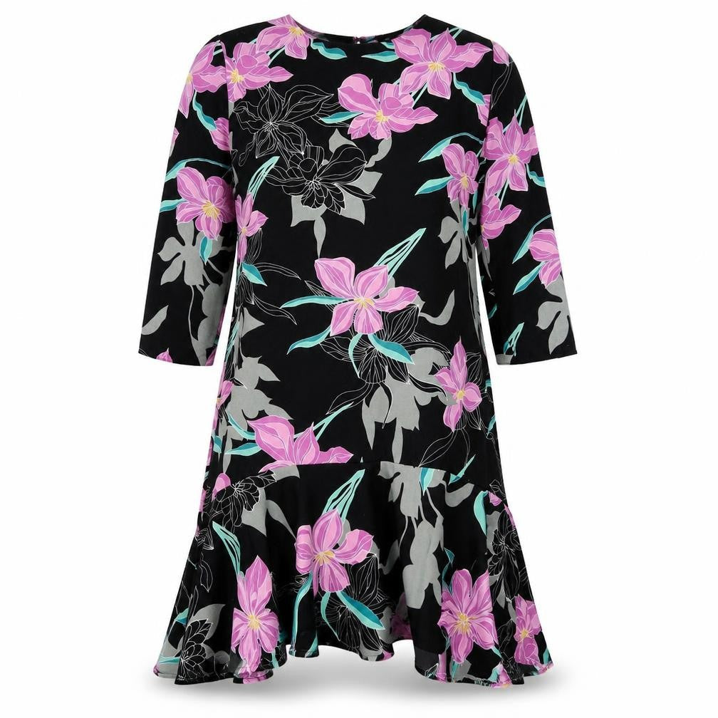 River Island Womens Black Floral  Mermaid  Size 14