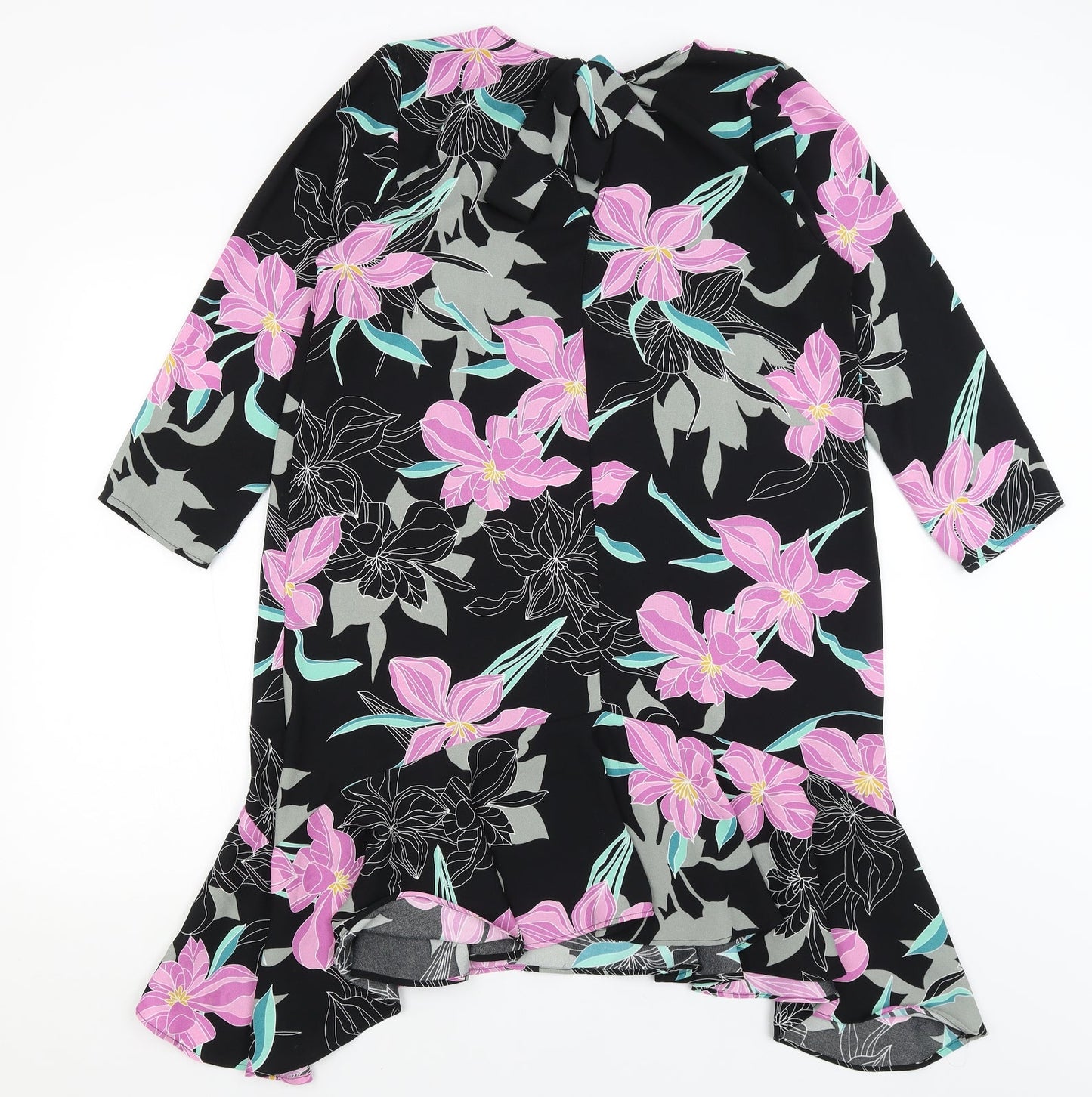 River Island Womens Black Floral  Mermaid  Size 14