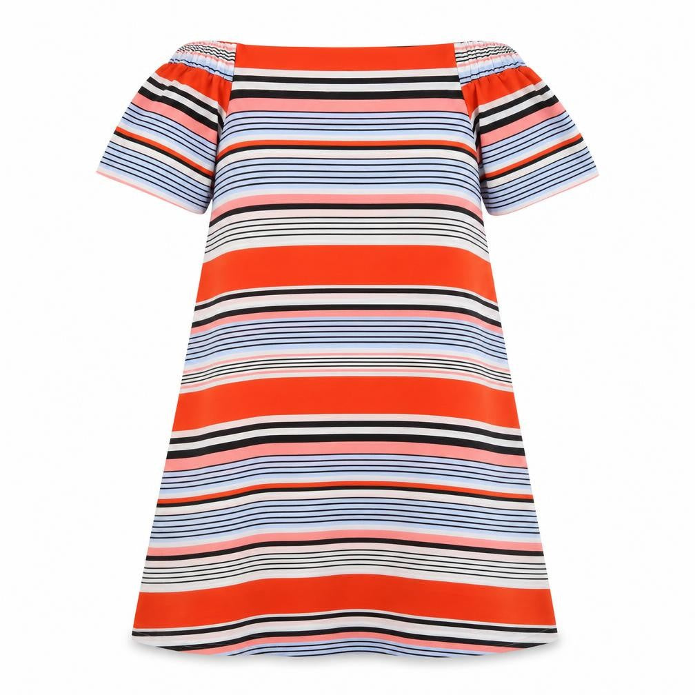 New Look Womens Blue Striped  A-Line  Size 12