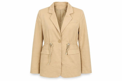 PRETTYLITTLETHING Womens Brown   Overcoat Coat Size 10