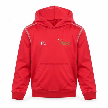 Printer Boys Red   Pullover Hoodie Size 5-6 Years  - Prestbury Tennis Club