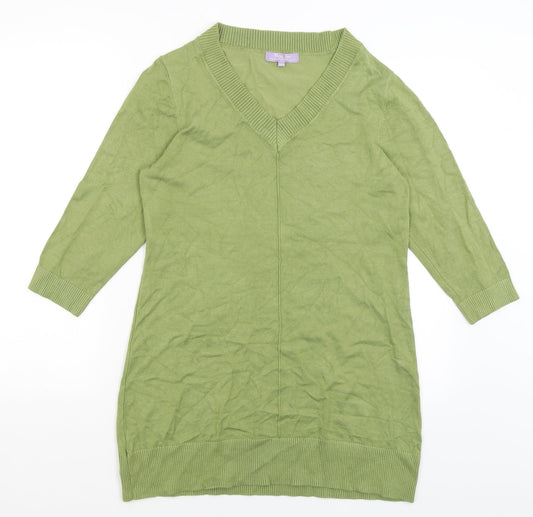 Michele Hope Womens Green   Pullover Jumper Size 10