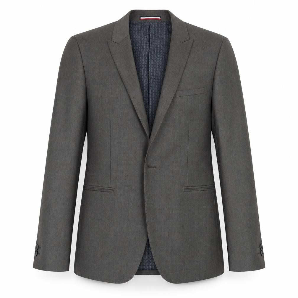 Ventuno Mens Grey Houndstooth  Jacket Blazer Size 40