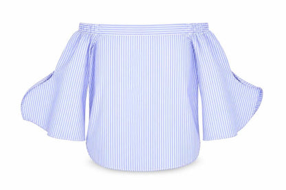 Parallel Lines Womens Blue Polka Dot  Basic Blouse Size XS