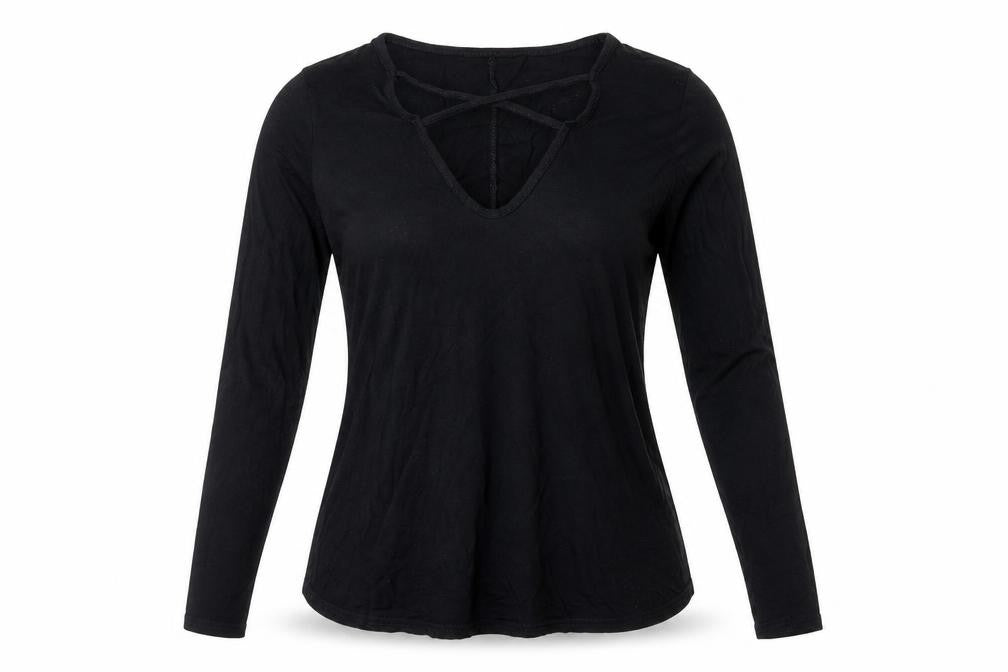 Boohoo Womens Black   Basic T-Shirt Size 8