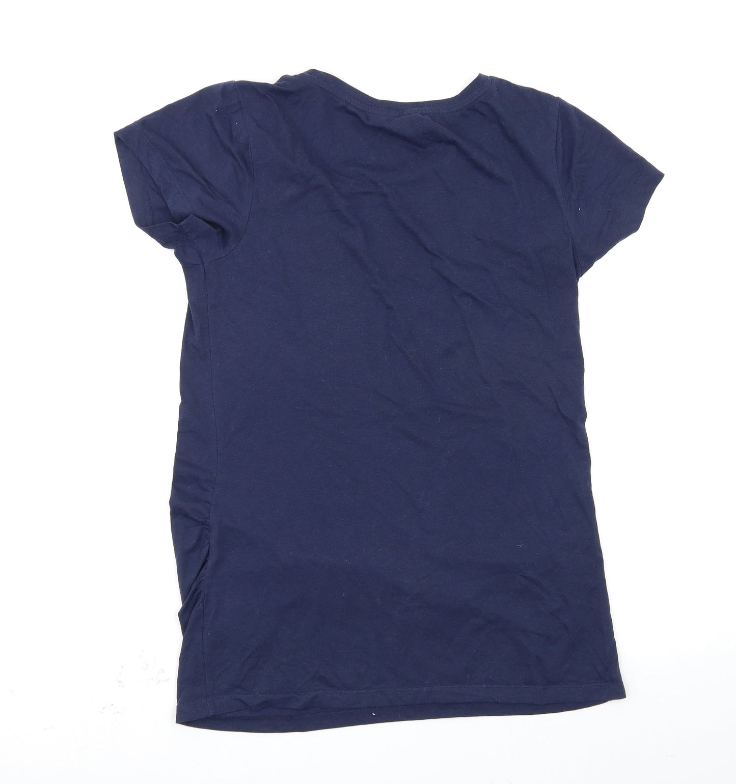 Peacocks Womens Blue   Basic T-Shirt Size 10