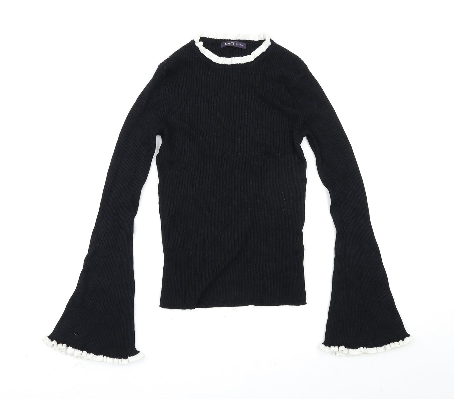 Marks and Spencer Womens Black   Pullover Jumper Size 8