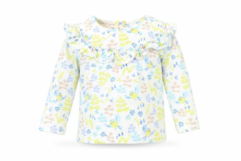 Marks & Spencer Girls Multicoloured Fair Isle  Basic T-Shirt Size 12-18 Months