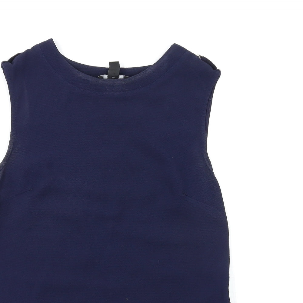 New Look Womens Blue   Basic Tank Size 10