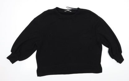 Pull&Bear Womens Black   Pullover Jumper Size M