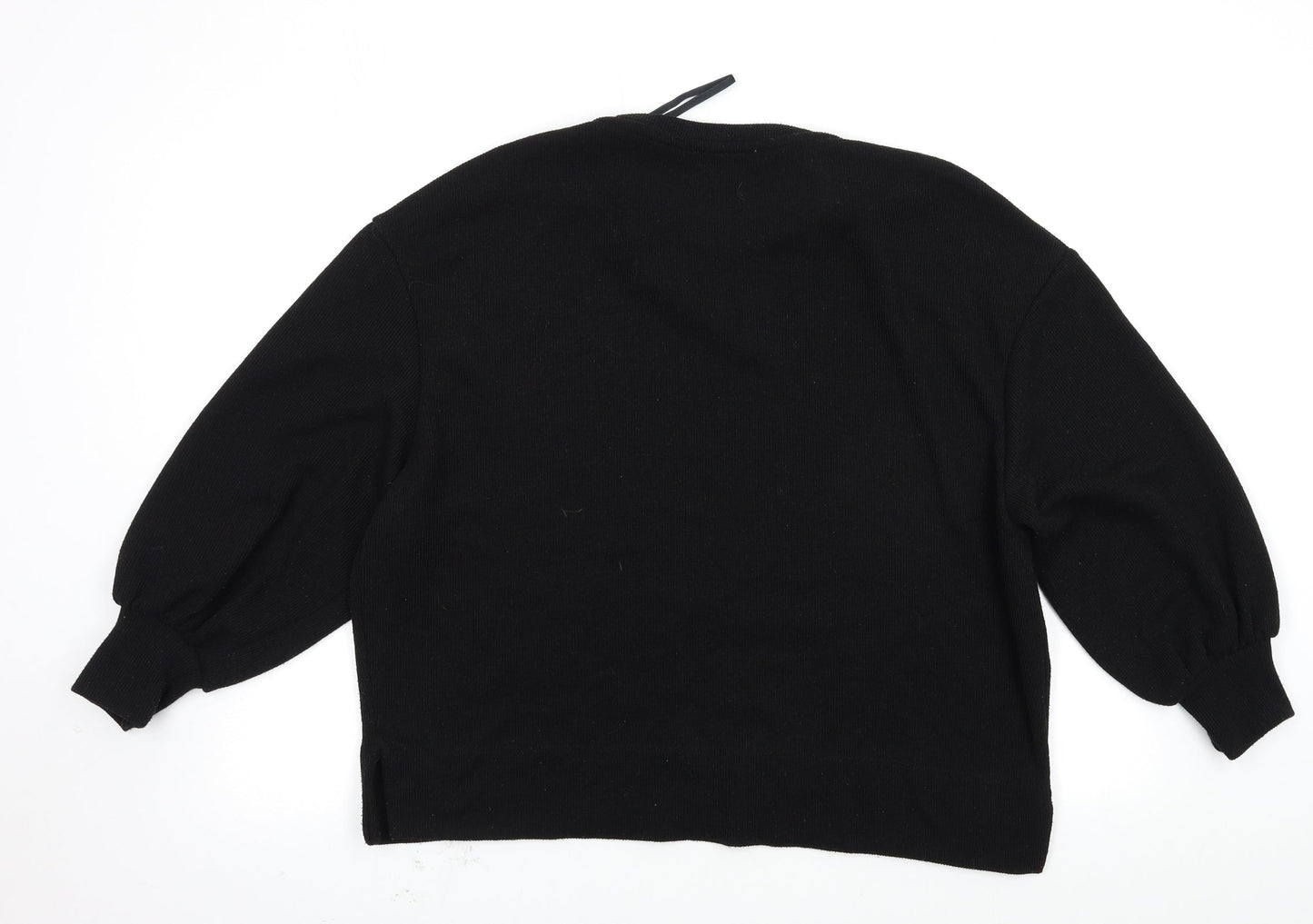 Pull&Bear Womens Black   Pullover Jumper Size M