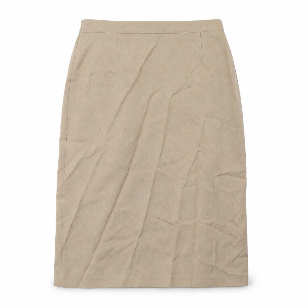charmance Womens Beige   A-Line Skirt Size 12