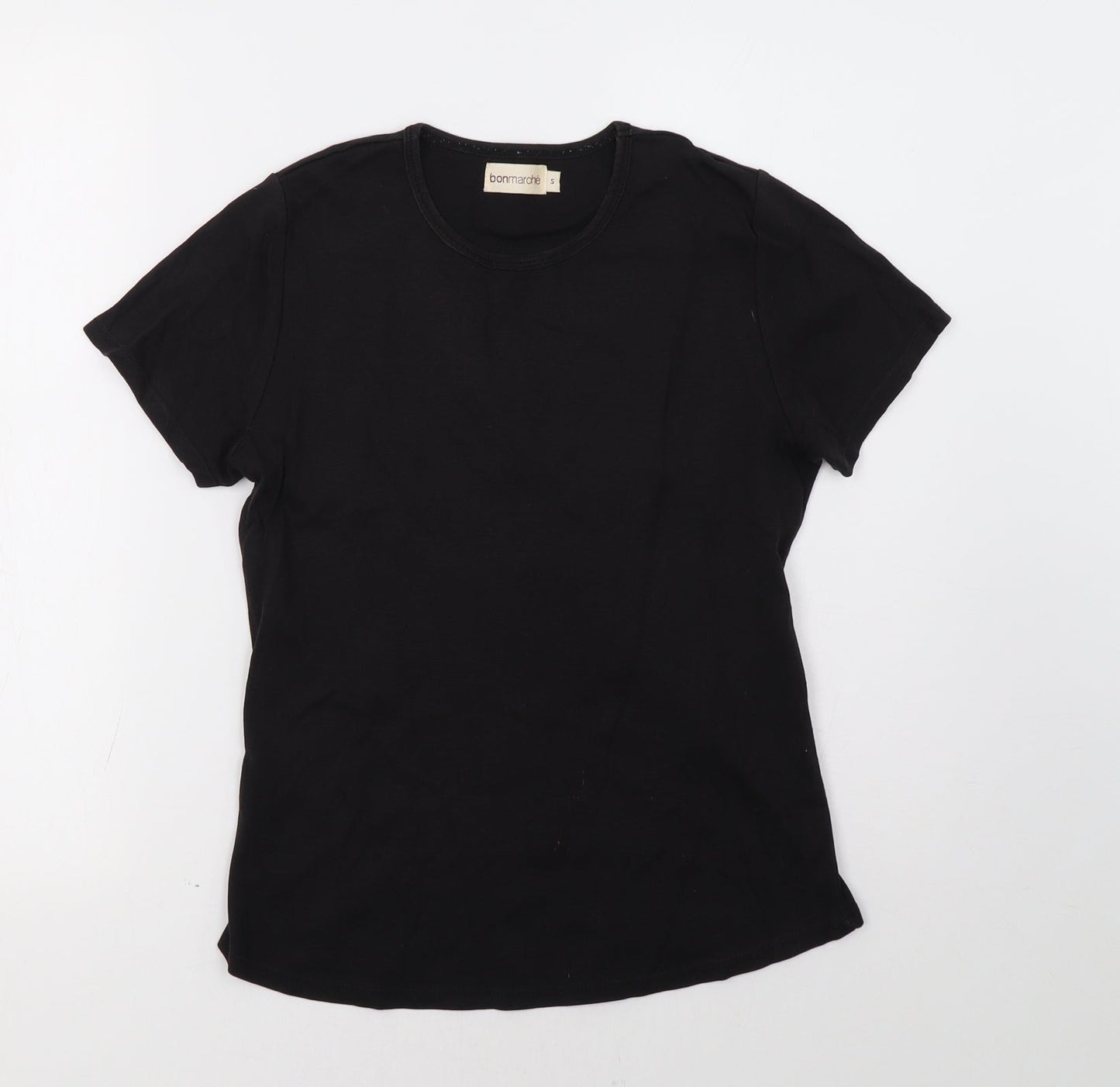bonmarch Womens Black   Basic T-Shirt Size S
