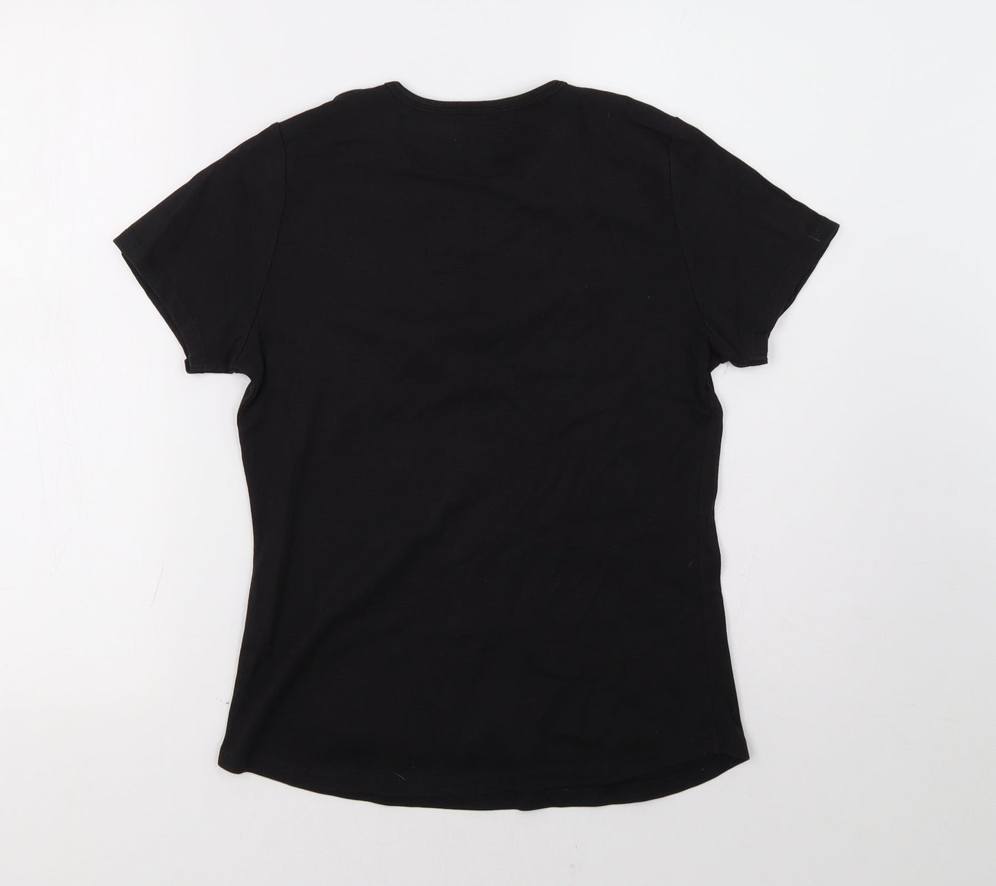 bonmarch Womens Black   Basic T-Shirt Size S