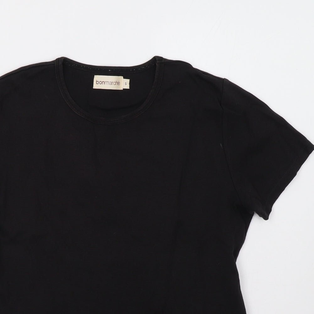 bonmarch Womens Black   Basic T-Shirt Size S