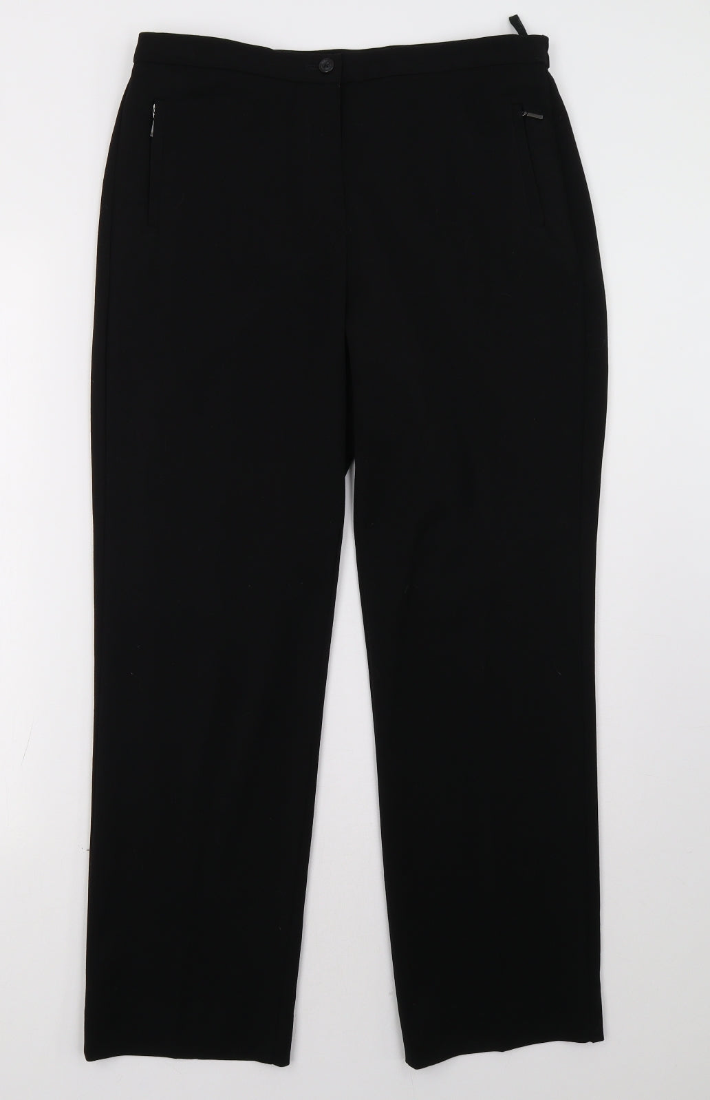Marks and Spencer Womens Black   Trousers  Size 12 L30 in