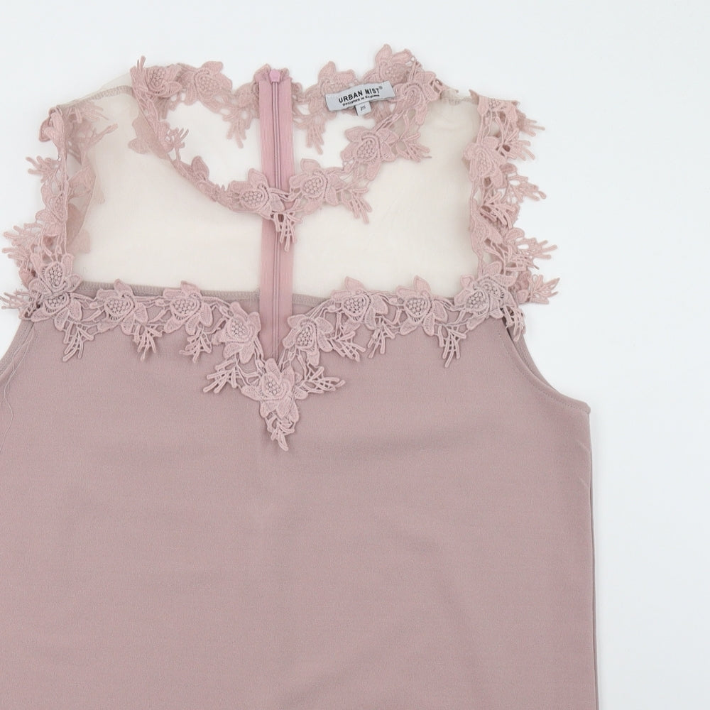 Urban Mist Womens Pink   Basic Tank Size XL