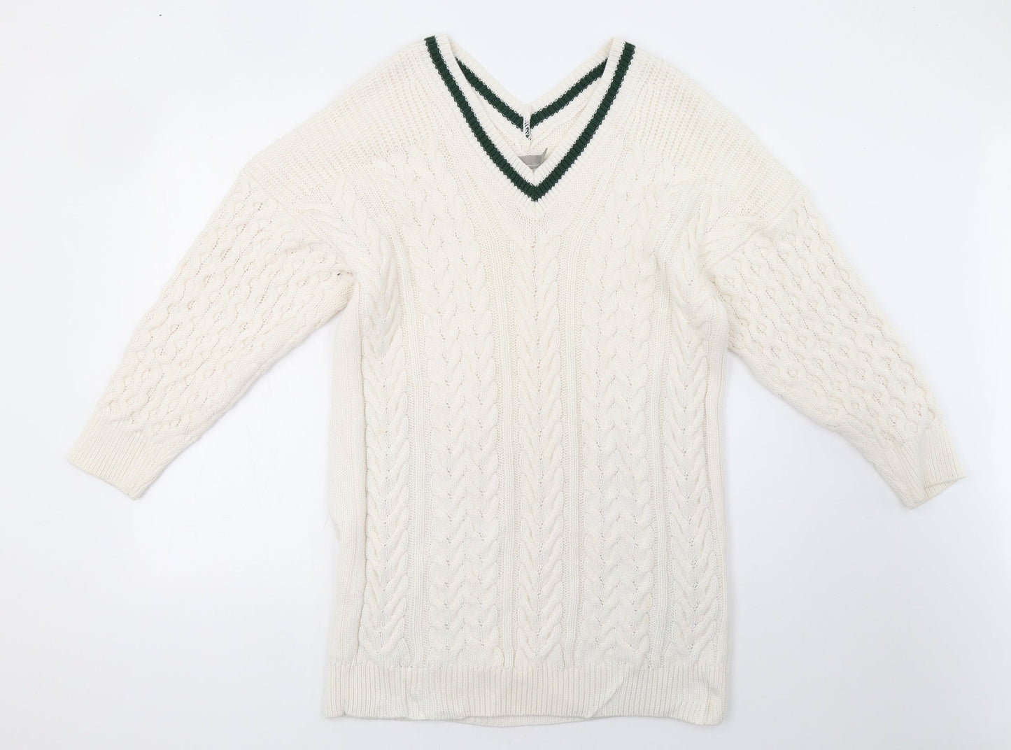 ASOS Womens White  Knit A-Line  Size 10