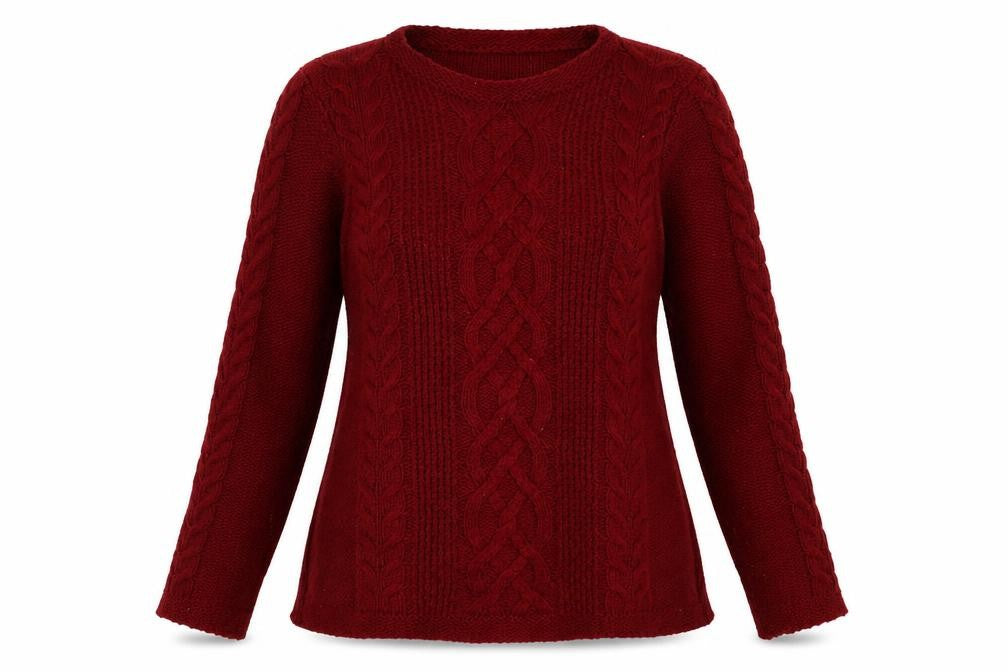 Oasis Womens Red   Pullover Sweatshirt Size S