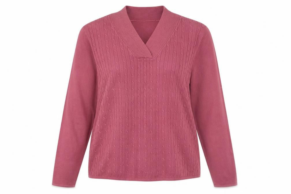 bm  Womens Pink   Pullover Sweatshirt Size M
