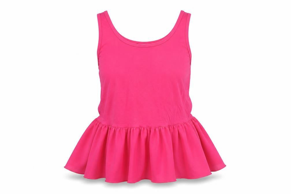 French Connection Womens Pink   Basic Tank Size S