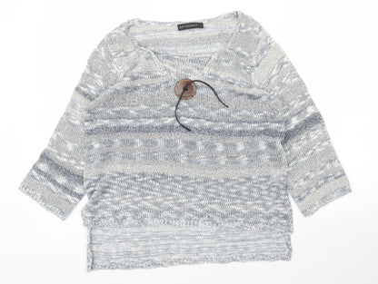 Just Elegance Womens Blue   Pullover Jumper Size S