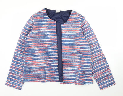 Preloved Anna De Lancay Womens Blue   Jacket Blazer Size L  - Chanel jacket - Front