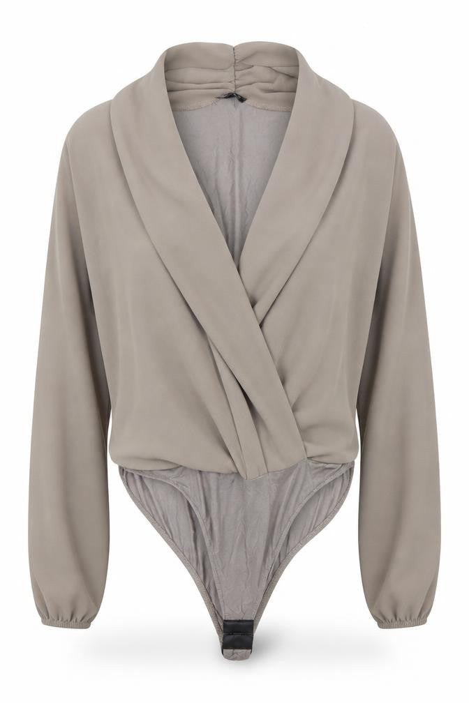 Boohoo Womens Grey   Leotard One-Piece Size 12