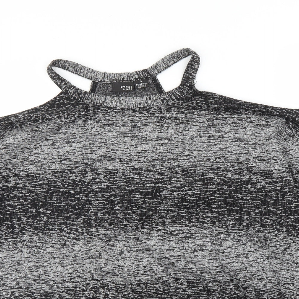 Sparkle & Fade Womens Grey   Pullover Jumper Size S