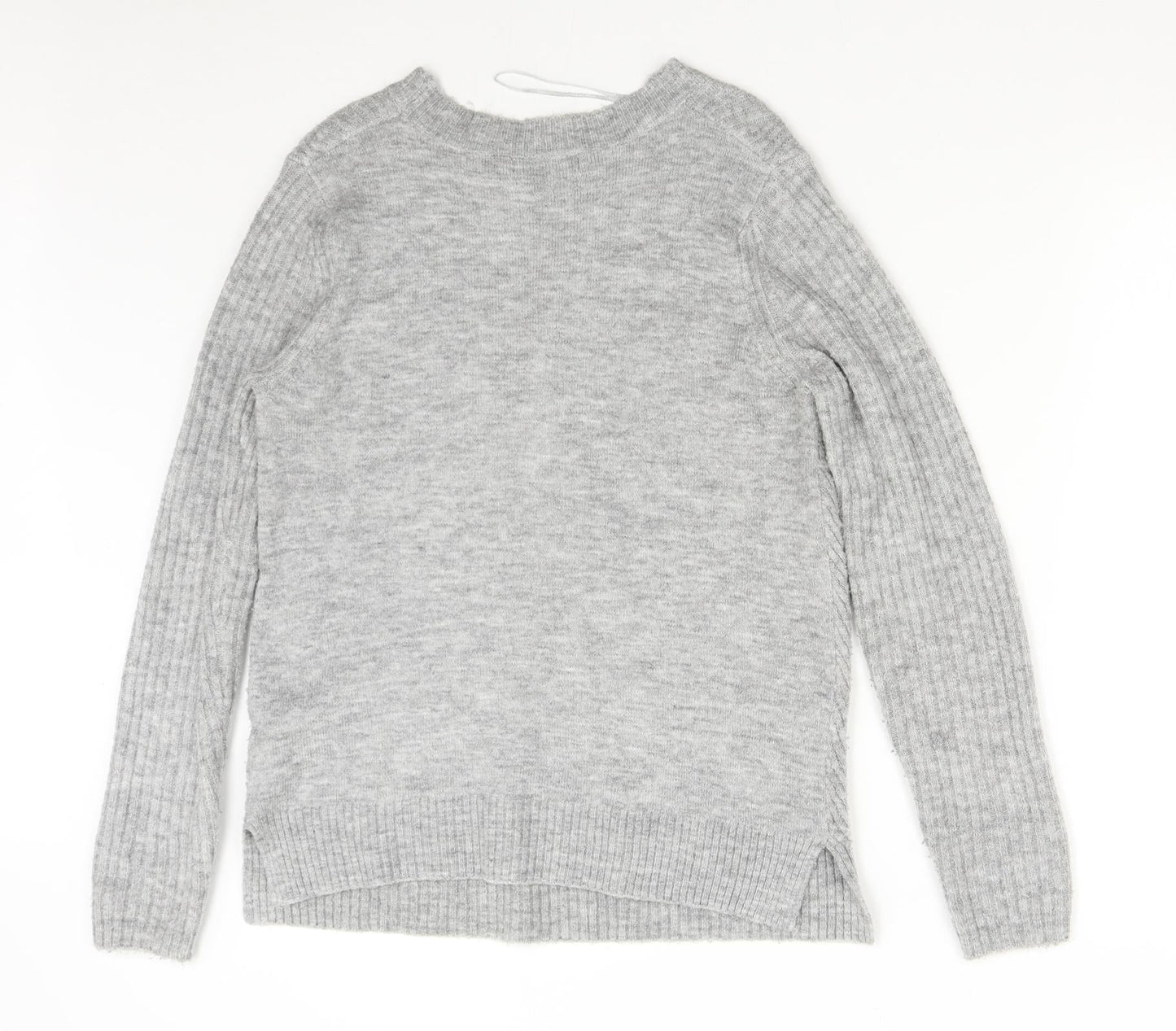 F&F Womens Grey  Knit Pullover Jumper Size 10