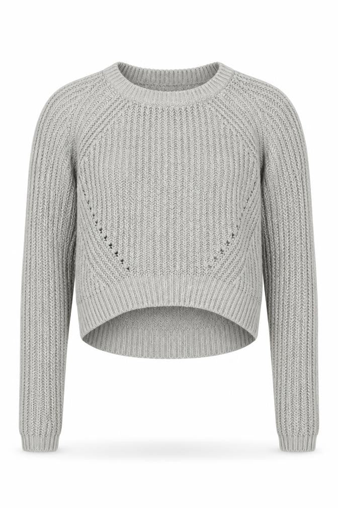 New Look Womens Grey  Knit Pullover Jumper Size 6