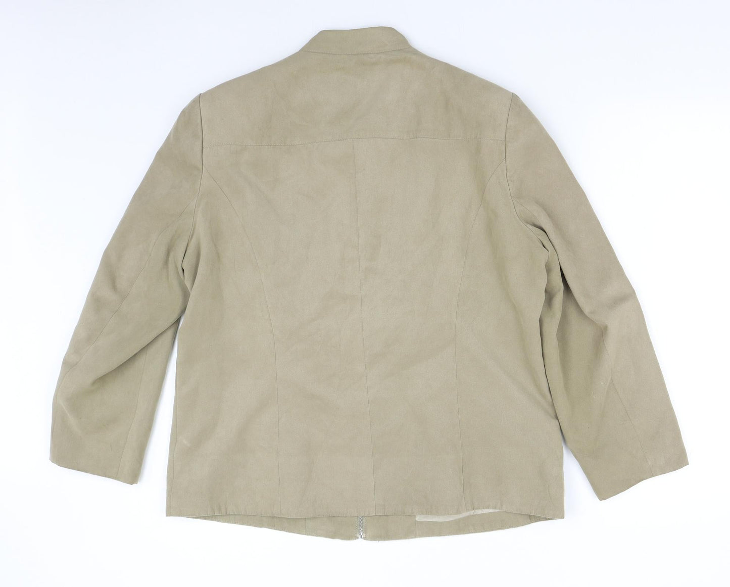 J. Taylor Womens Beige   Jacket  Size 18