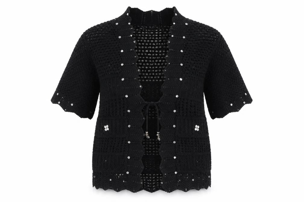 Whisper Womens Black   Cardigan Jumper Size M