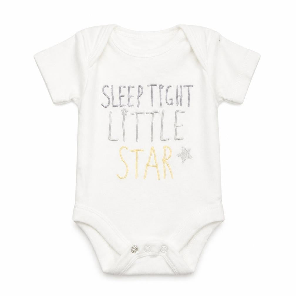 George Baby White   Babygrow One-Piece Size 0-3 Months