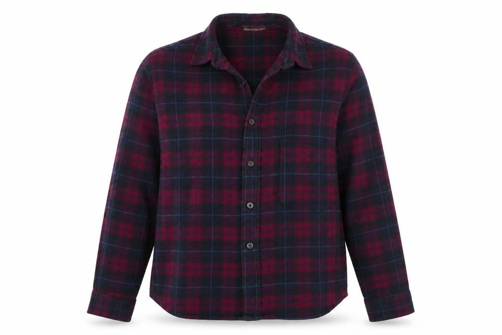 Cameo Rose Womens Purple Check Basic Button-Up Size 12