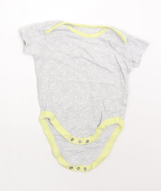 Mini Club Baby Grey Geometric  Babygrow One-Piece Size 12-18 Months