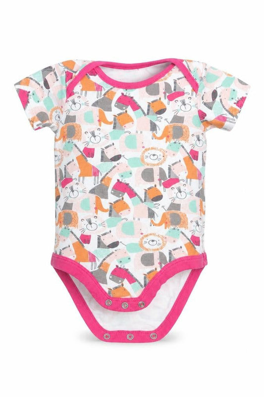 Tu Baby White Animal Print  Babygrow One-Piece Size 9-12 Months