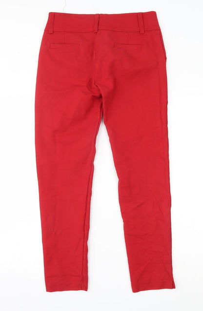 Preworn Womens Red   Trousers  Size L L26 in