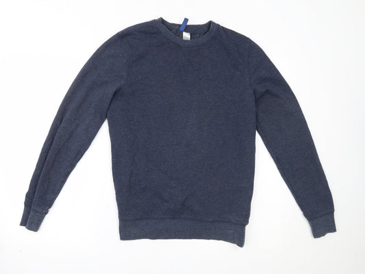 H&M Mens Blue   Pullover Sweatshirt Size XS