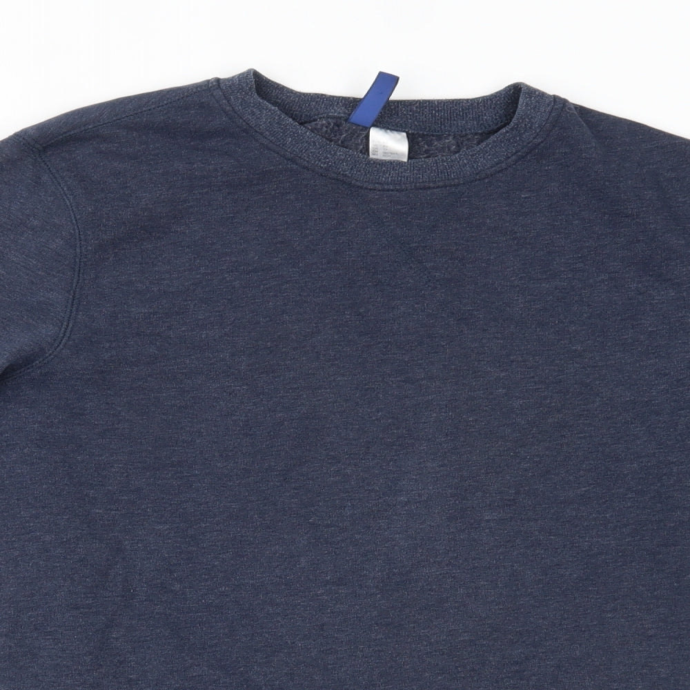 H&M Mens Blue   Pullover Sweatshirt Size XS