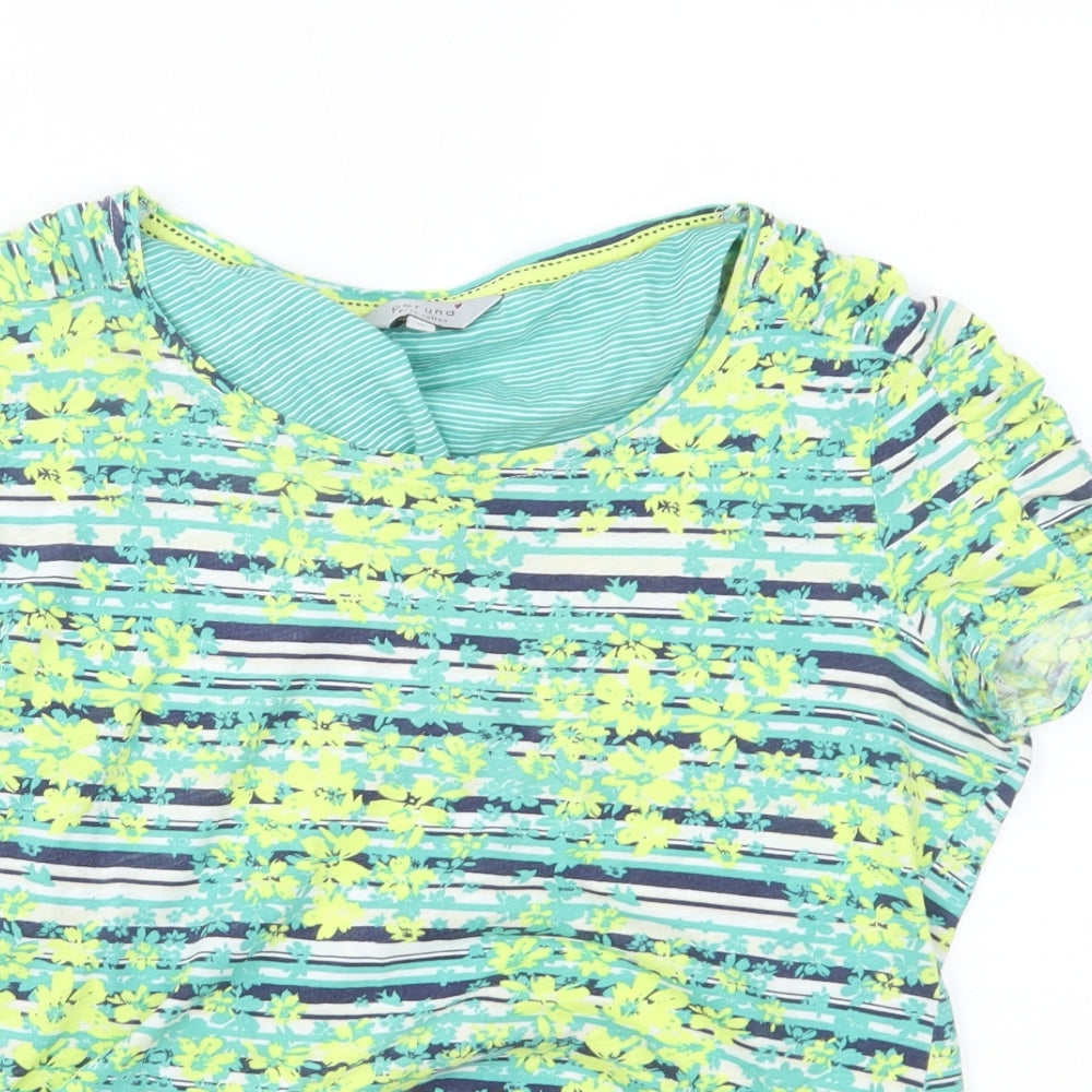 Marks and Spencer Womens Green   Basic T-Shirt Size 10
