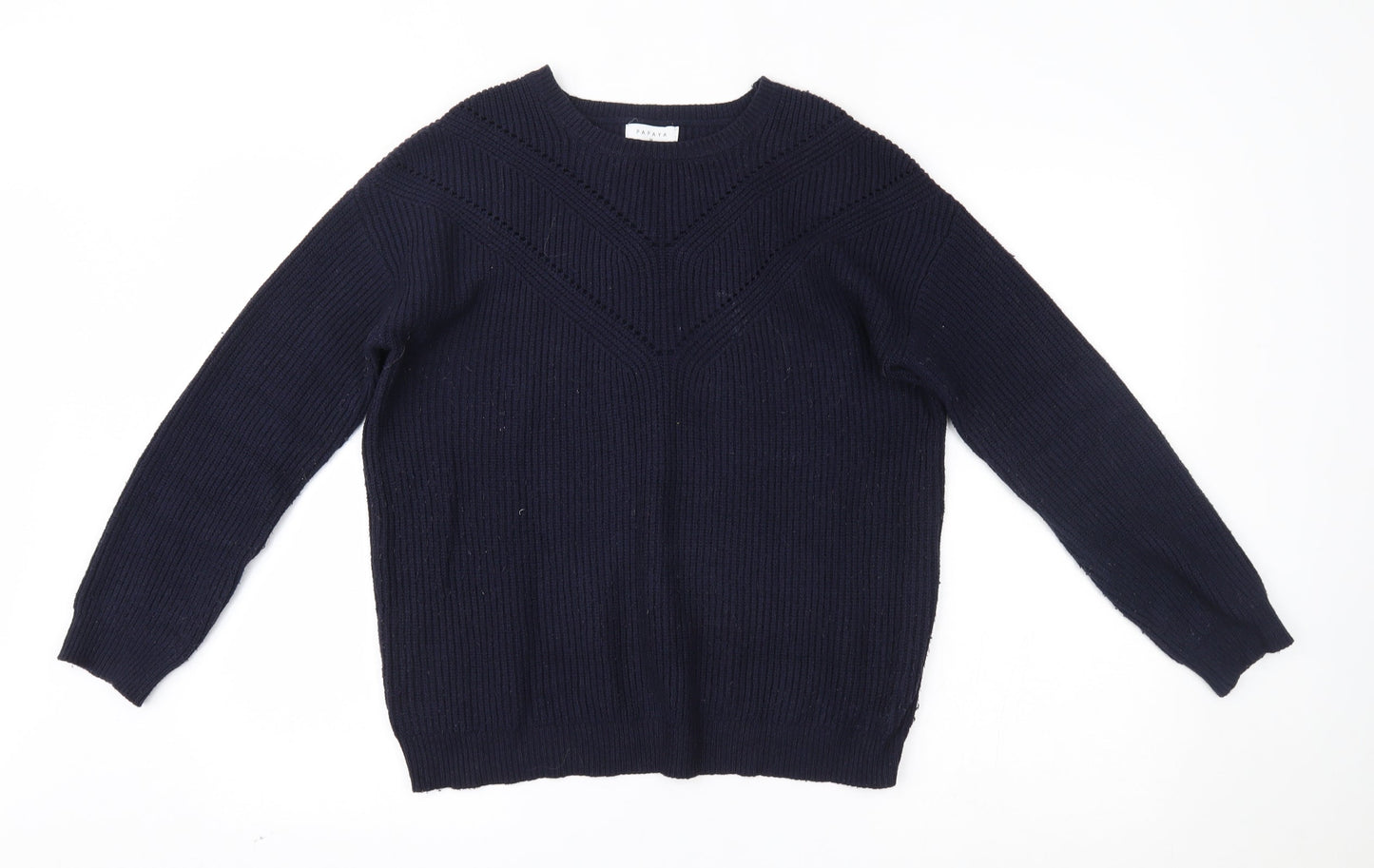 Papaya Womens Blue   Pullover Jumper Size M