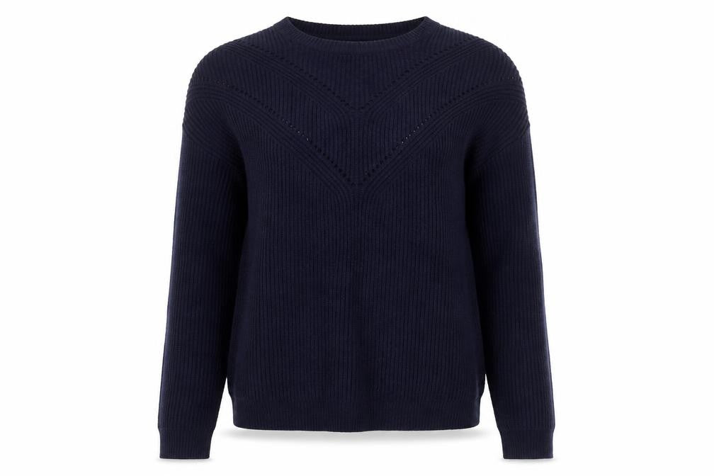 Papaya Womens Blue   Pullover Jumper Size M