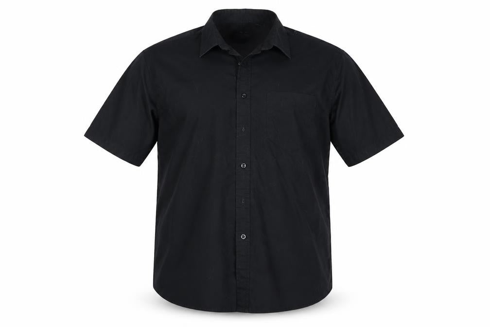 Premier Mens Black    Button-Up Size 17