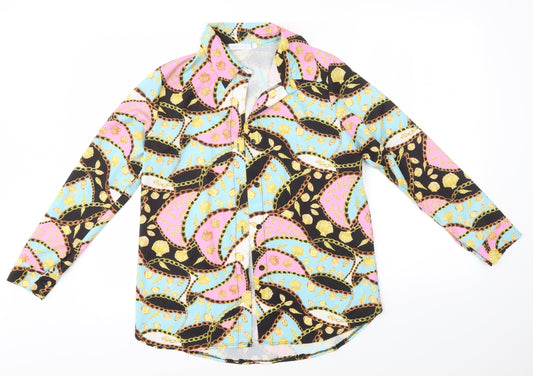 Preworn Mens Multicoloured    Button-Up Size S