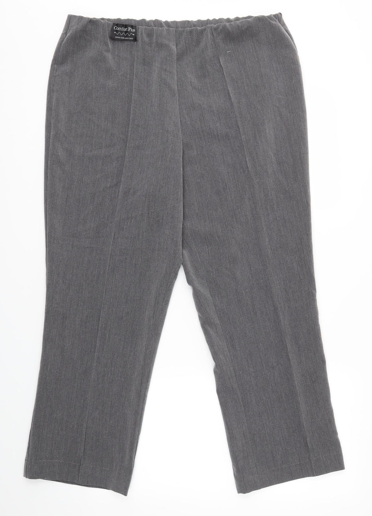 Vida Vi Womens Grey   Dress Pants Trousers Size 16 L26 in